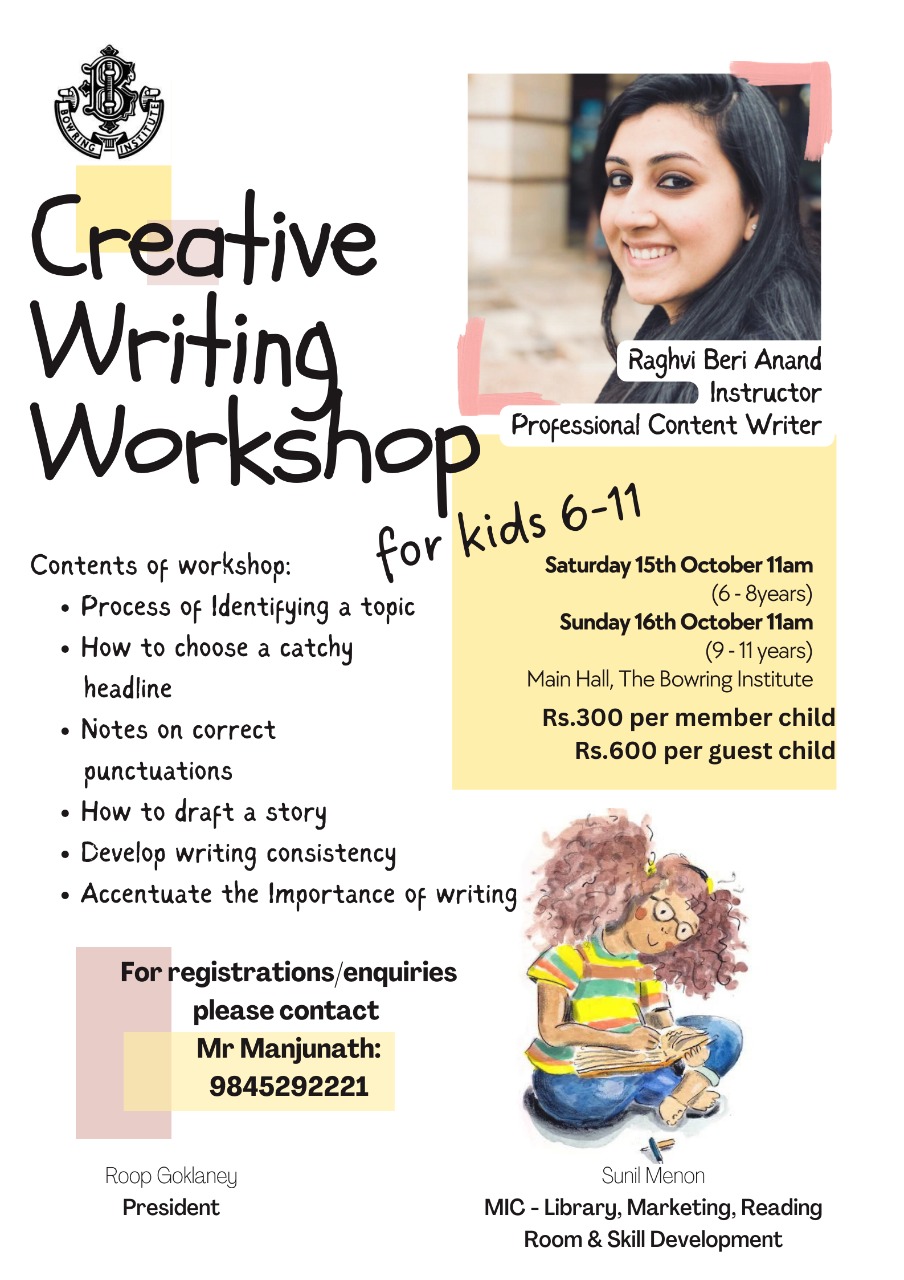 CREATIVE WRITING WORKSHOP