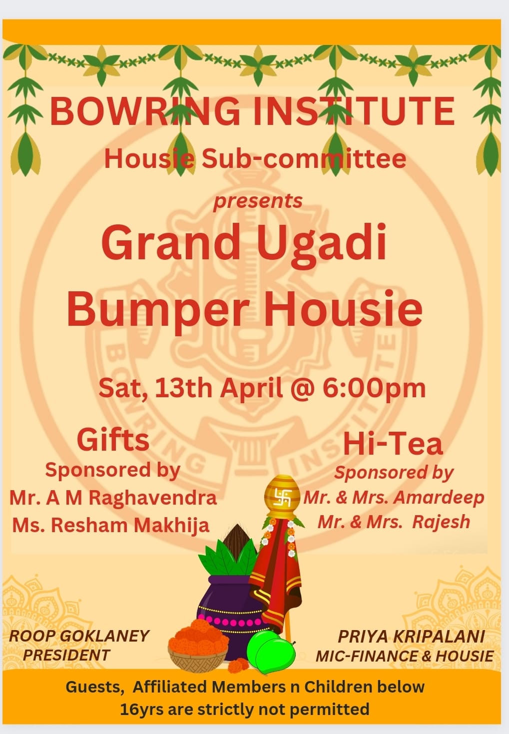 Grand Ugadi Bumper Housie