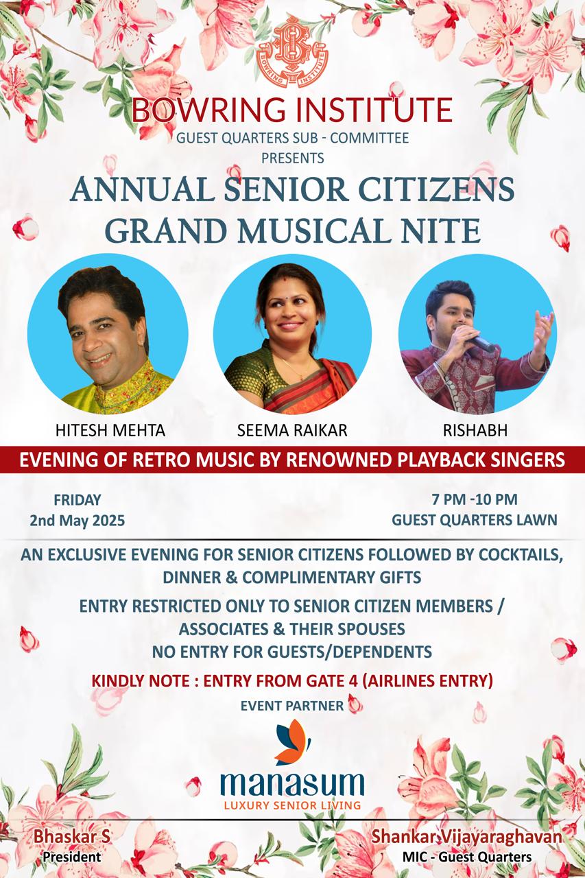 Annual Senior Citizens Grand Musical Nite