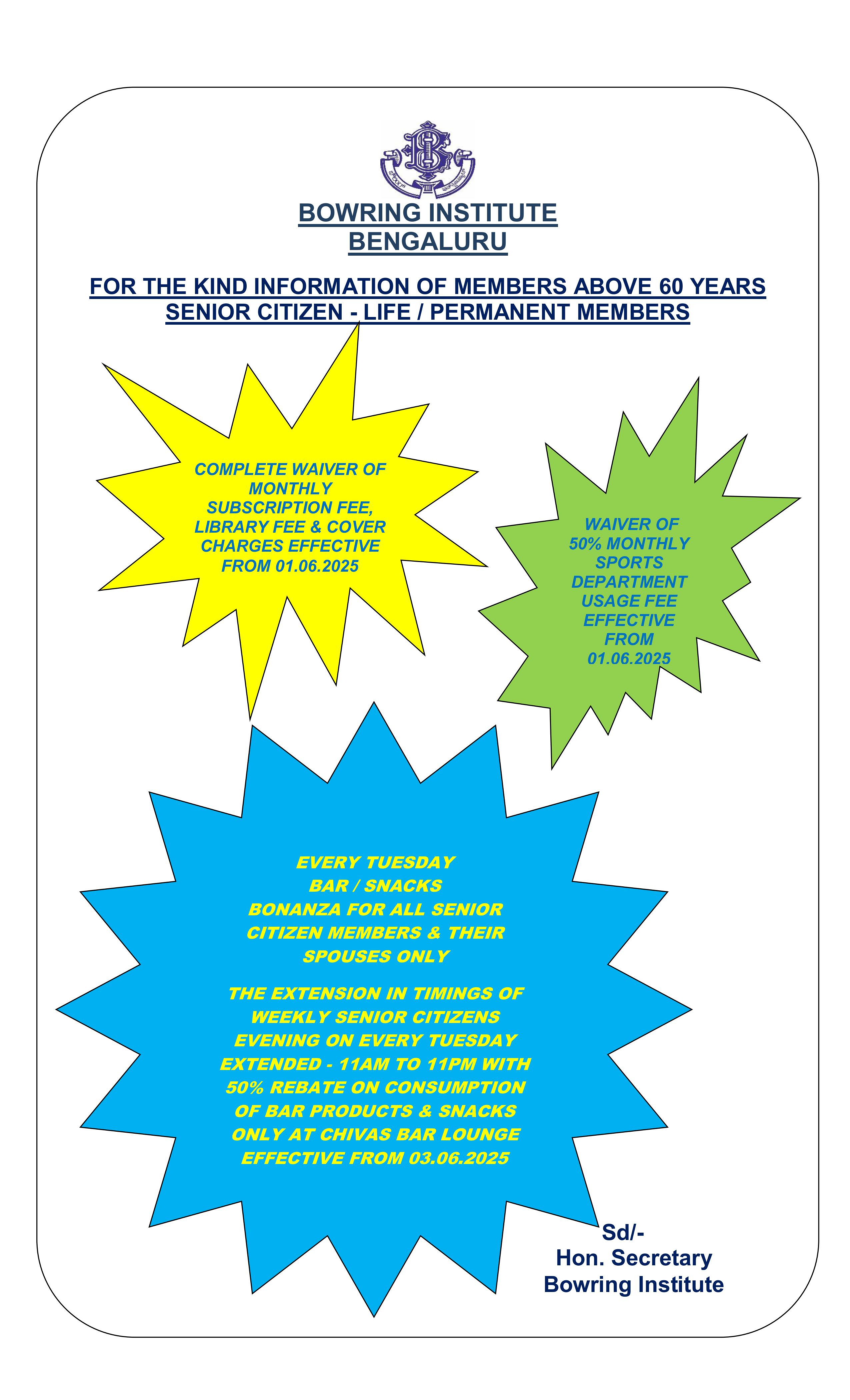 Kind Information of Members