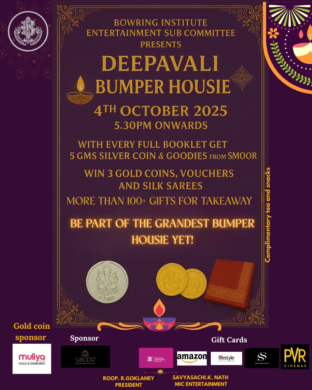 Deepavali Bumper Housie