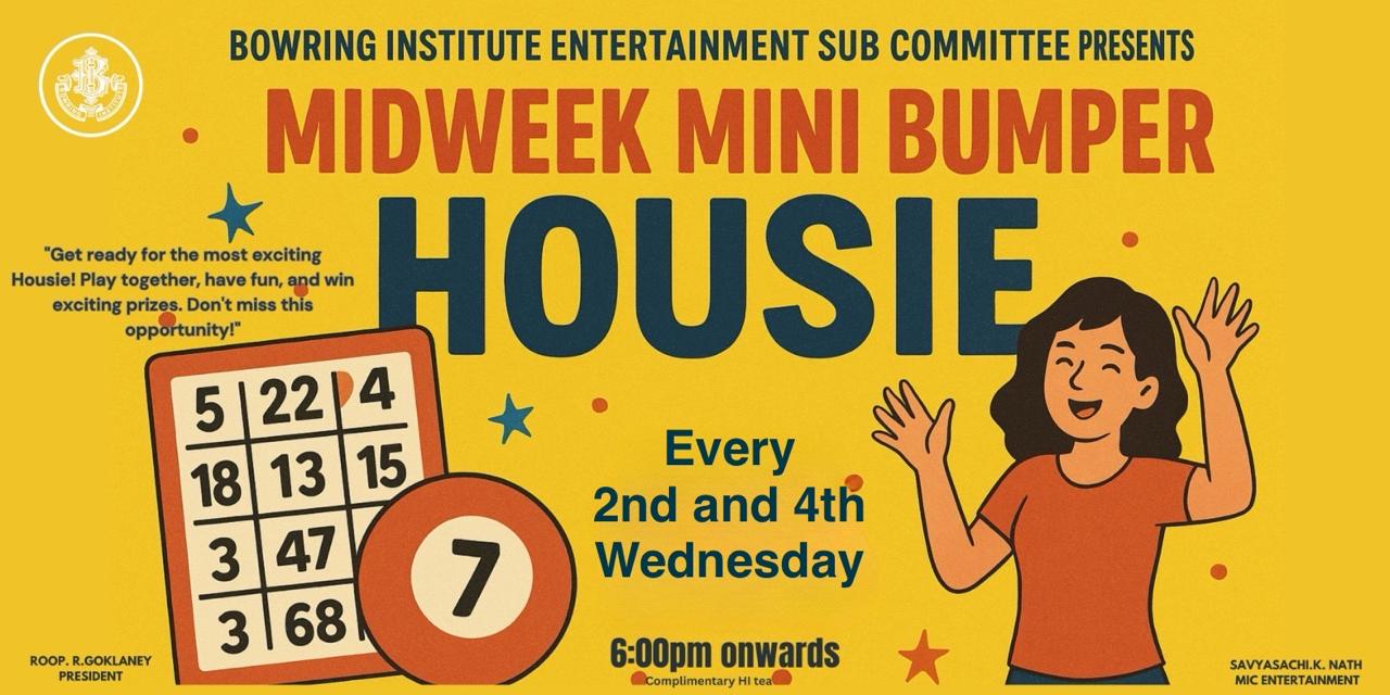 MIDWEEK MINI BYMPER HOUSIE